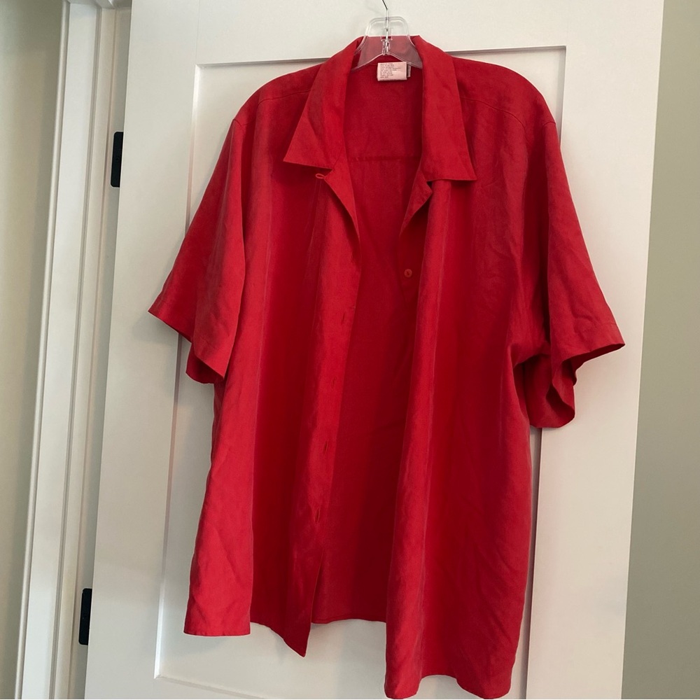 [#50] Vintage Red/Pink Top (Size 20/22)
